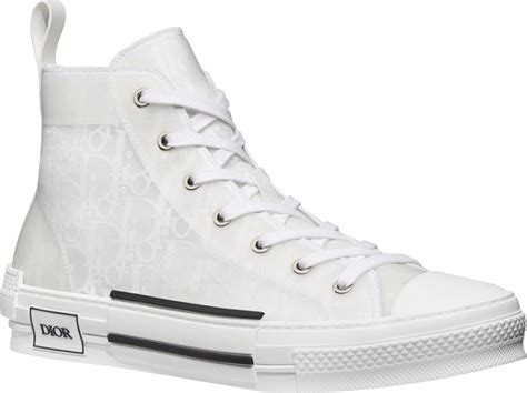 men dior white oblique mesh b23 high top sneakers|Dior 3sh118ynt.